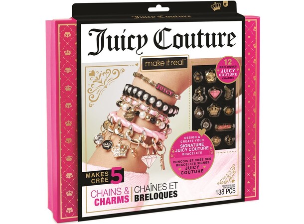 Juicy Couture armbånd, lav selv Kæder og vedhæng 