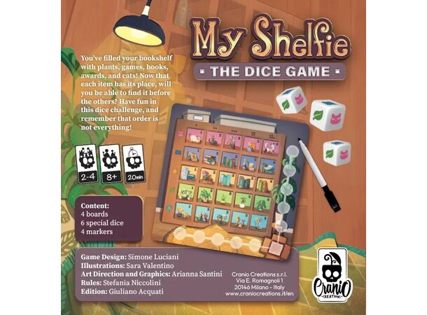 My Shelfie The Dice Game Terningspil 