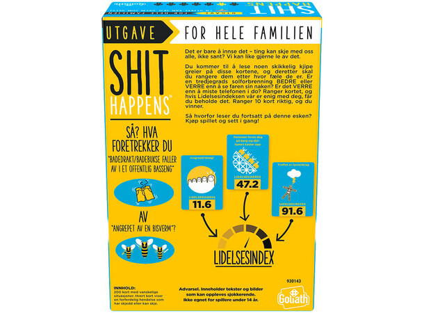 Shit Happens Familie - NORSK 