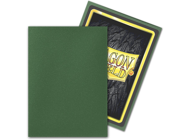 Sleeves Matte Forest Green x100 66x91 Dragon Shield 