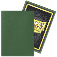 Sleeves Matte Forest Green x100 66x91 Dragon Shield