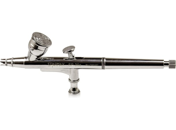 Sparmax SP-35C DualAction Airbrush 0,35 GravityFeed 2 ml farvekop 