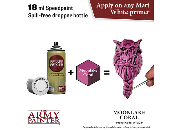 Speedpaint 2.0 Moonlake Coral Army Painter - 18 ml 