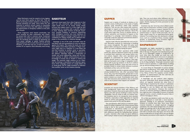 Star Wars RPG AoR Fully Operational Age of Rebellion Roleplaying Game 