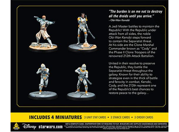 Star Wars Shatterpoint Hello There Squad Pack 