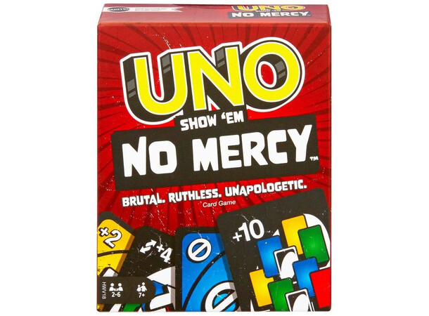 UNO No Mercy Kortspil 