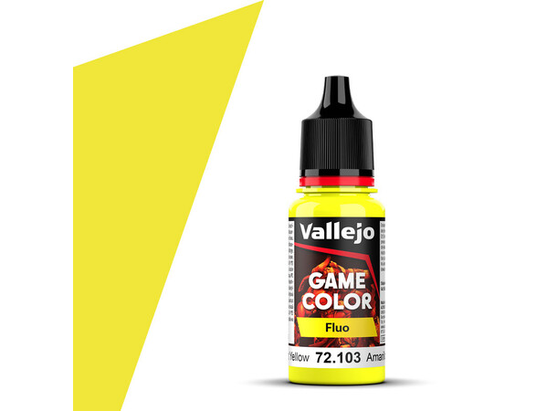 Vallejo Game Color Fluorescent Yellow 18 ml - Fluo 