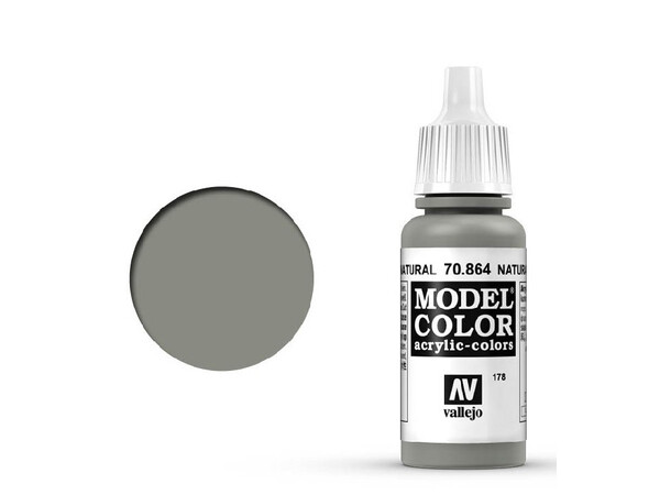 Vallejo Model Color Natural Steel 17 ml Svarer til 4677AP 