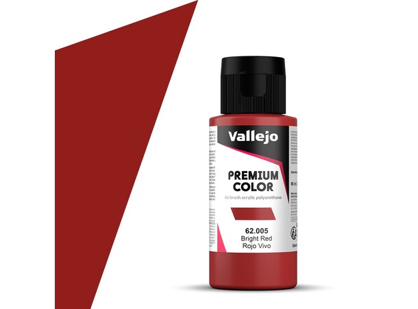 Vallejo Premium Basic Bright Red 60 ml Premium Airbrush Color 