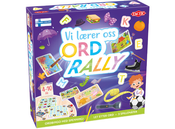 Vi lærer oss ord rally - NORSK 
