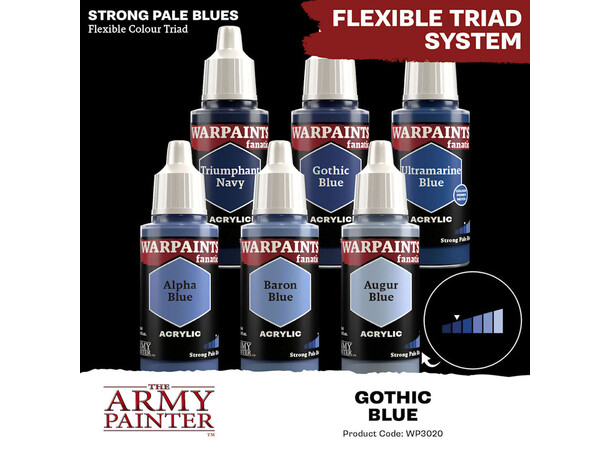 Warpaints Fanatic Gothic Blue Army Painter 