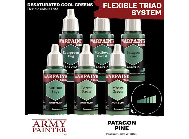 Warpaints Fanatic Patagon Pine Army Painter 