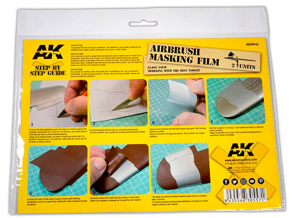 AK Airbrush-afdækningsfilm – 2 stk 