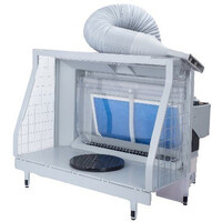 Airbrush Spray Booth m/vandfilter Panzag HS E600 Sprøjteboks