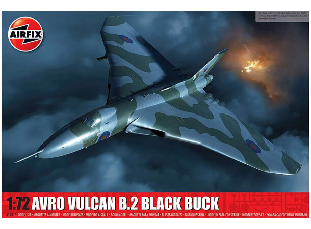 Avro Vulcan B.2 Black Buck 45 cm Airfix 1:72 byggesæt 