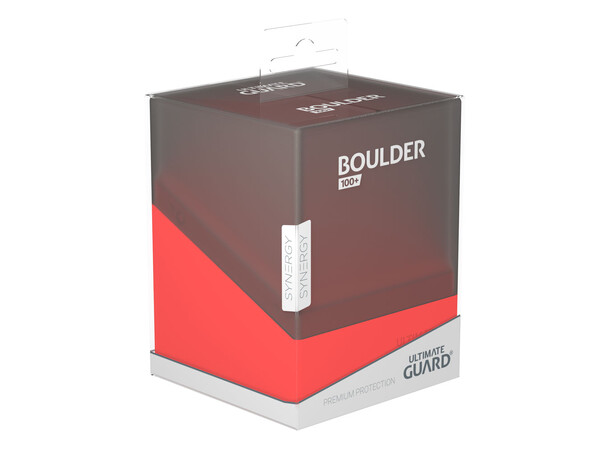 Boulder 100+ Synergy Sort/Rød Ultimate Guard 