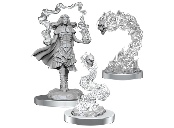 D&D Figur Nolzur Spellcaster/Flameskulls Nolzur's Marvelous Miniatures - Umalt 