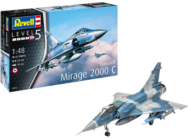 Dassault Mirage 2000 C Revell 1:48 byggesæt 