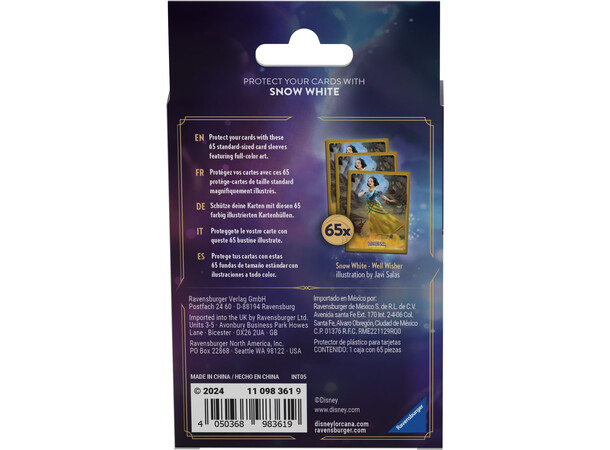 Disney Lorcana Sleeves Snehvide 