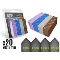 Foam Sanding Pads FINE GRIT x20 Green Stuff World