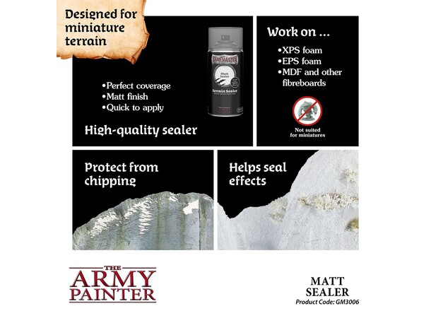 GameMaster Matt Sealer The Army Painter Terrain Sealer 300 ml 