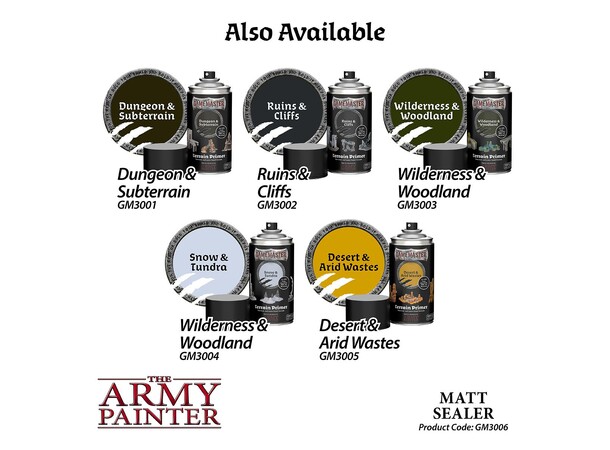 GameMaster Matt Sealer The Army Painter Terrain Sealer 300 ml 