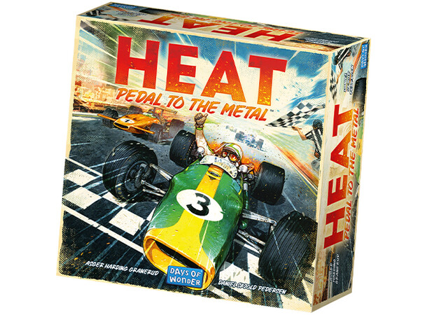 HEAT Pedal to the Metal Brætspil Dansk udgave 