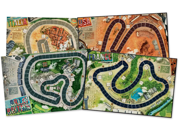 HEAT Pedal to the Metal Brætspil Dansk udgave 