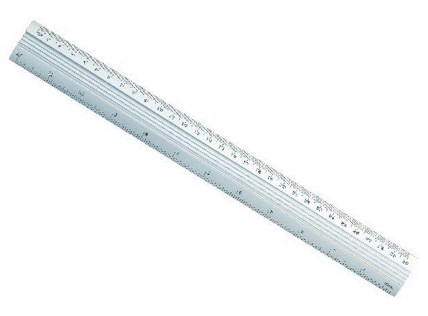 Metal Ruler Aluminium Lineal 30 cm 