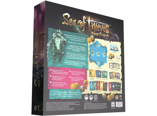 Sea of Thieves Brætspil Voyage of Legends 