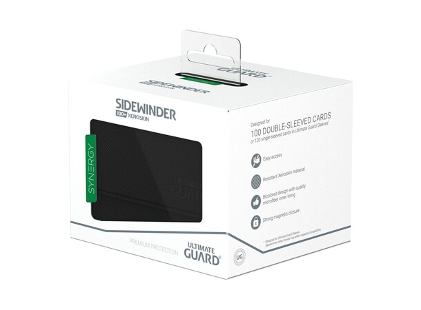 Sidewinder 100+ Synergy Sort/Grøn Ultimate Guard 