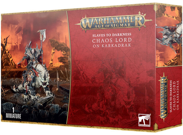 Slaves to Darkness Lord on Karkadrak Warhammer Age of Sigmar 