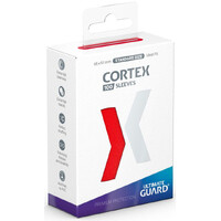 Sleeves Cortex Rød 100 stk - 66x91 Ultimate Guard Standard Size