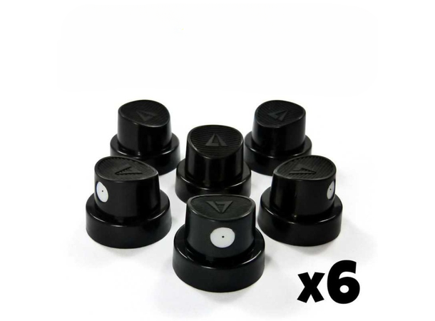 Standard Spray Caps (6 stk) - Black Green Stuff World 