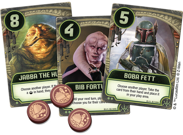 Star Wars Jabbas Palace Kortspil A Love Letter Game 