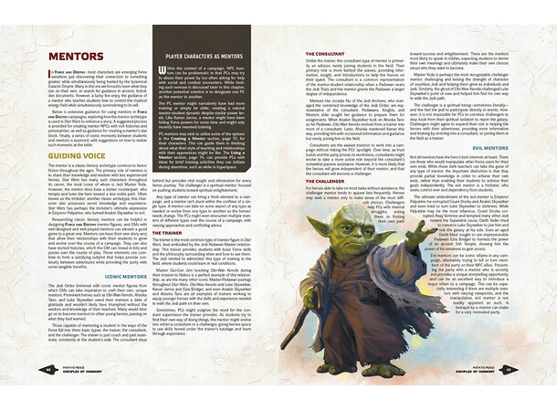 Star Wars RPG F&D Disciples of Harmony Force & Destiny Roleplaying Game 