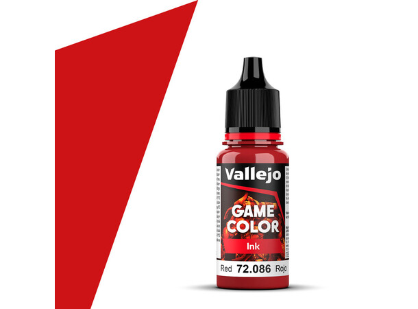 Vallejo Game Color Red 18 ml - Ink 