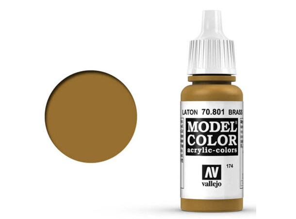 Vallejo Model Color Brass 17 ml Svarer til 4672AP 