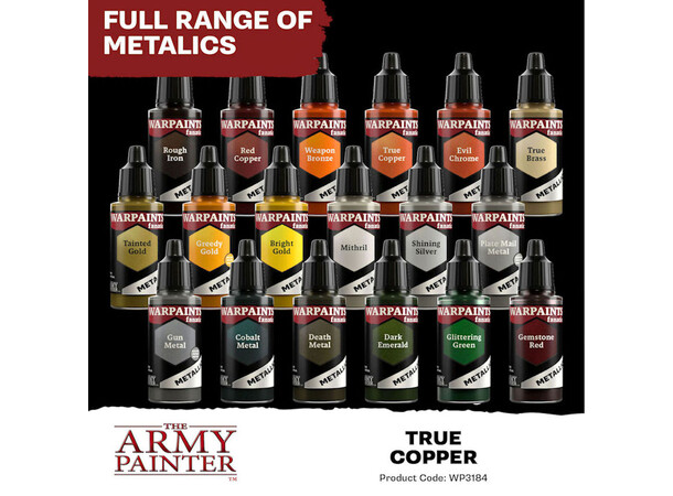 Warpaints Fanatic True Copper Army Painter Metallic 