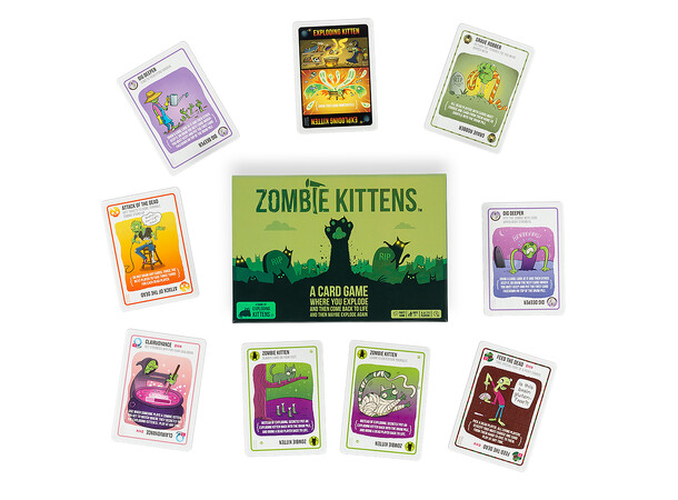 Zombie Kittens Kortspil Dansk udgave 