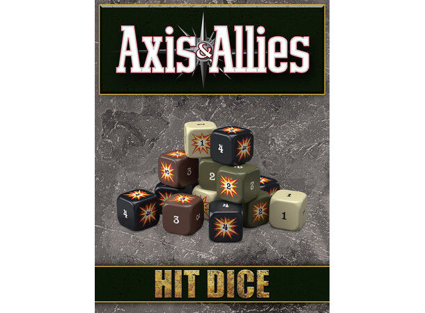 Axis & Allies Hit Dice - 72 stk 