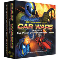 Car Wars Starter Set  Brætspil Sixth Edition Red / Yellow