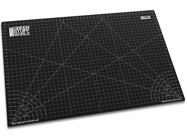 Cutting Mat - A3 45x32cm - Sort Green Stuff World 
