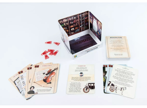 Decktective Lock Up Sherlock Holmes Escape Room Kortspil 