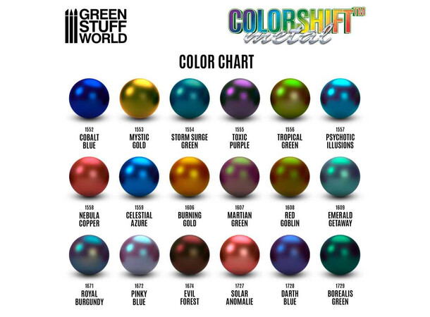 GSW Colorshift Metal Red Goblin Green Stuff World Chameleon Paints 17 ml 