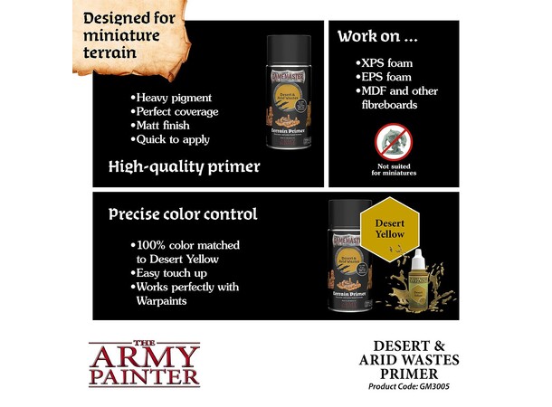 GameMaster Primer Desert & Arid Wastes The Army Painter Terrain Primer 300 ml 