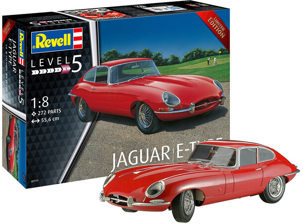 Jaguar E-Type Limited Edition Revell 1:8 byggesæt 