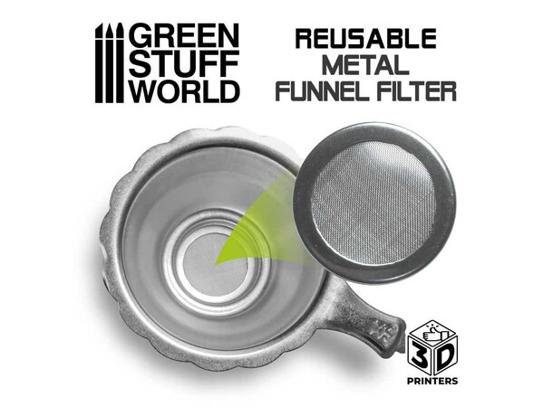 Resin Filtertrakt for 3D-Printing Green Stuff World 