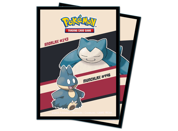 Sleeves Pokemon Snorlax/Munchlax 66x91 Ultra Pro Pokemon deck beskyttelse 