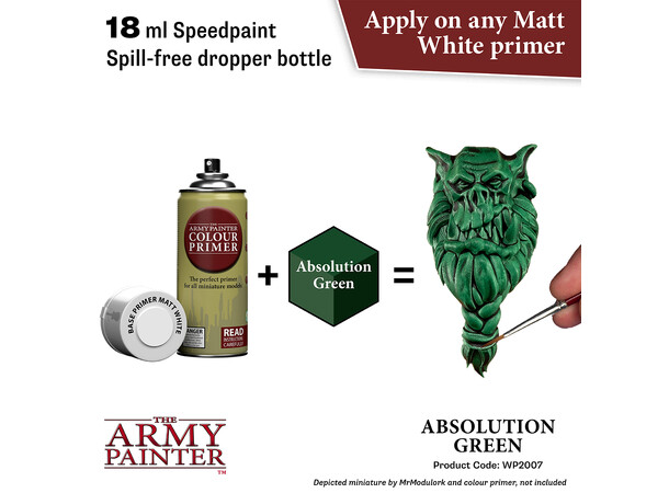 Speedpaint 2.0 Absolution Green Army Painter - 18 ml 
